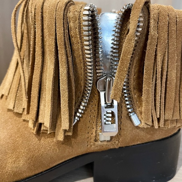 3.1 Phillip Lim - Suede Tassel Ankle Booties - Picture 3 of 4